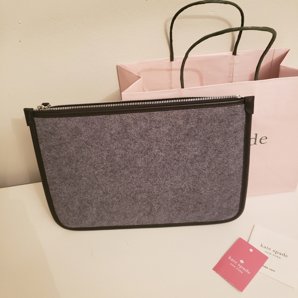 ♠️ NWT Kate Spade Large Zip Pouch - Picture 4 of 7